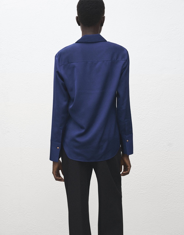 M.N.G - Satin Finish Flowy Shirt