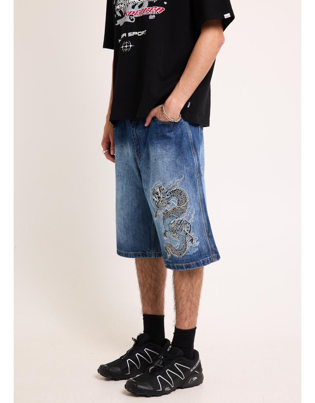 Insight - Mortal Jort Y2K Fadedd Shorts