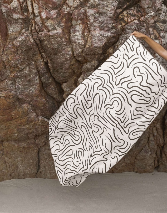 Sand Society - Graphite Sand Free Beach Towel