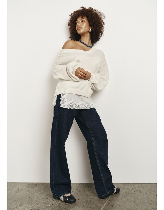 Subtitled - Alexa Mid Rise Relaxed Denim Jeans