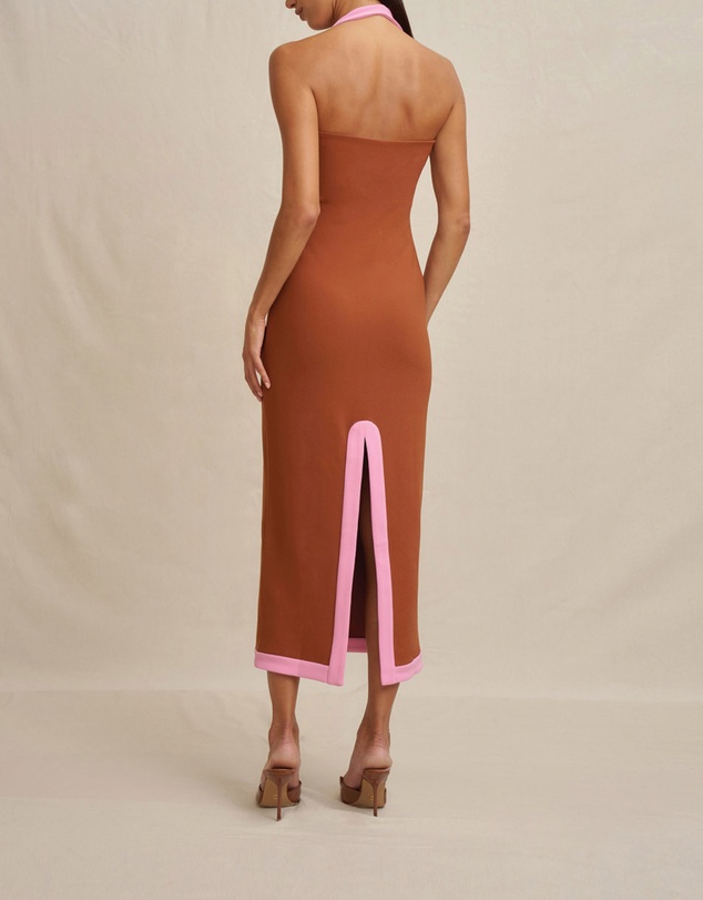 BY JOHNNY. - Alexa Halter Midi Dress
