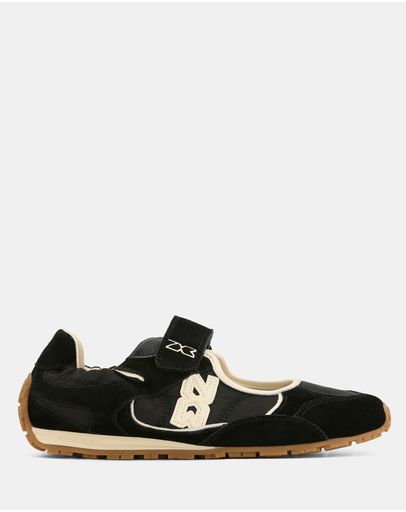 Black Suede/Nylon