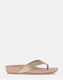 Mia Vita - Allora Toe Post Sandal - Champagne Rhinestone