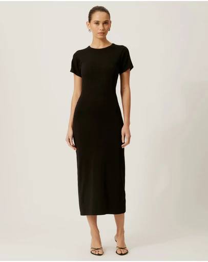 Tussah - Boat Neck Knit Maxi Dress