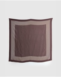 Evity - Silk Scarf Polka Dot Print