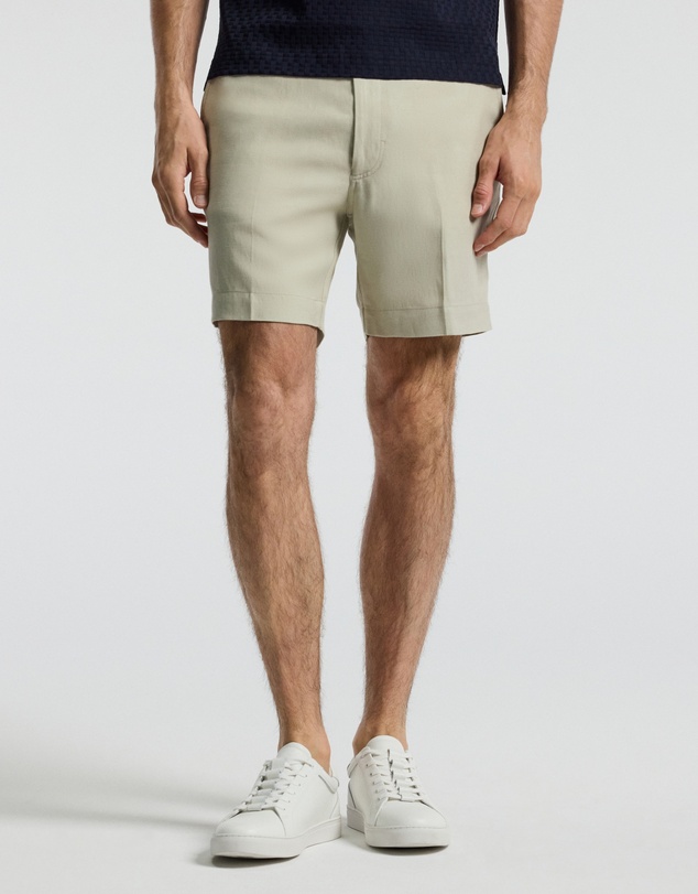 Calibre - Linen Blend Shorts Stone