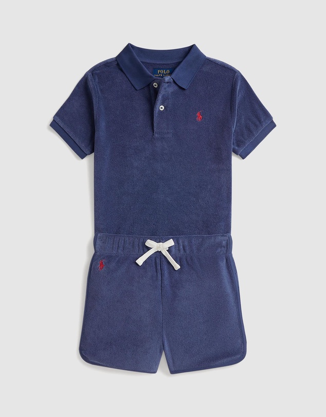 Polo Ralph Lauren - Terry Polo Shirt and Shorts Set - Babies-Kids