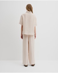 Country Road - Organically Grown Linen Short Sleeve Shirt