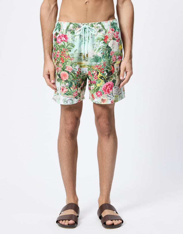Camilla - Mid Length Boardshorts With Elastic Waist