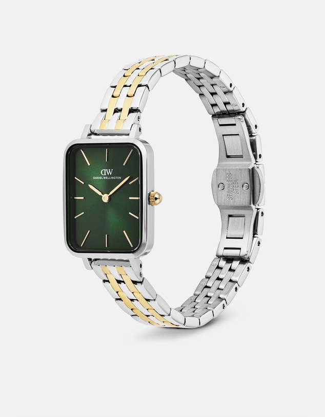 Daniel Wellington - Quadro 5-Link Emerald Two-Tone