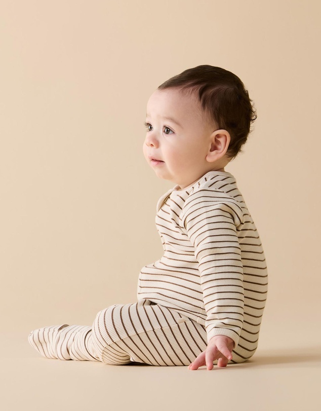 Wilson & Frenchy - Organic Waffle Zipsuit - Babies
