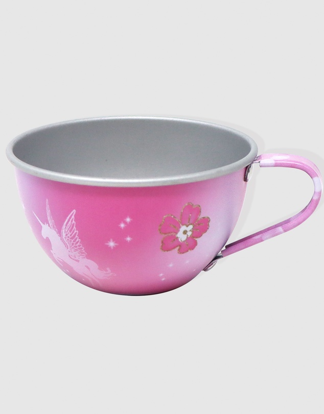 Pink Poppy - Unicorn Princess 15 Piece Tin Tea Set In Carry Case