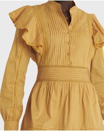 Zerafima - Prairie Lace Mini Dress
