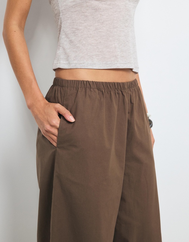 AERE - Nora Organic Cotton Barrel Leg Pants