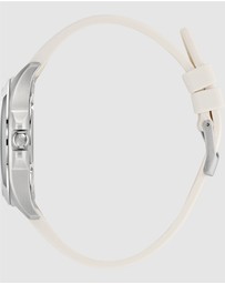 adidas Originals - Originals Iconic One 40mm Steel White Silicone Watch