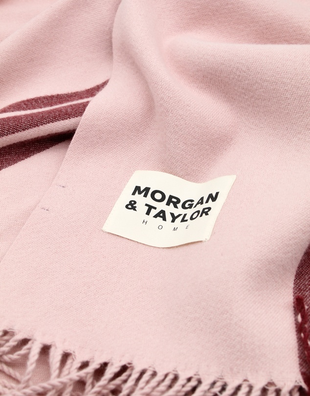 Morgan & Taylor - Sawyer Throw Blanket in Pink