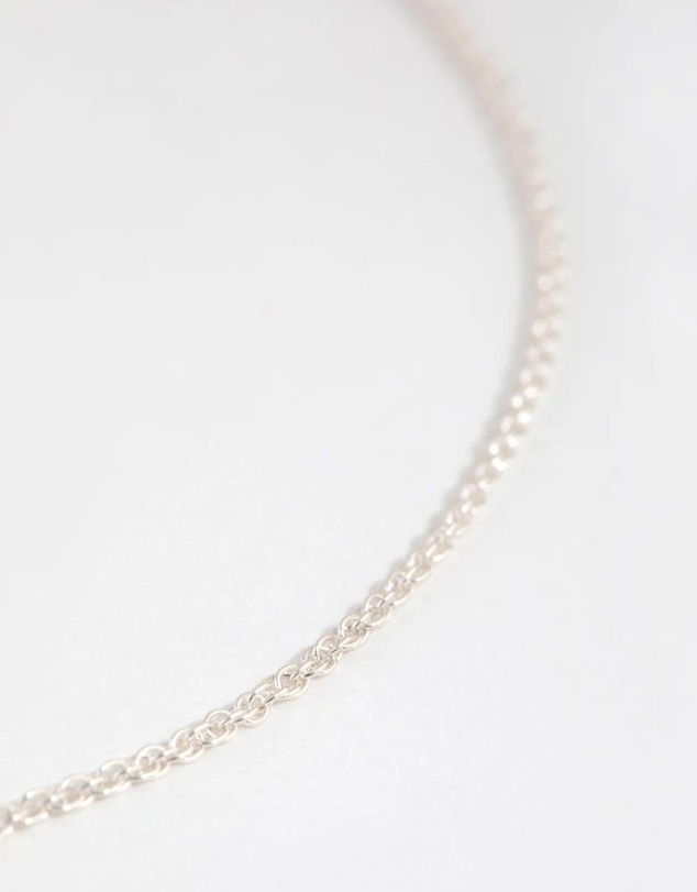 Lovisa - Sterling Silver Twist Chain Necklace