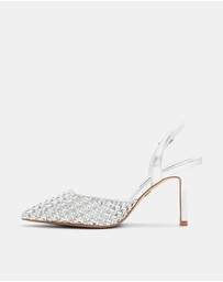 ALDO - Eleonore Textured Slingback Heels