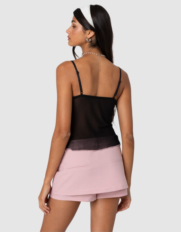 EDIKTED - Harriet Sheer Mesh Top