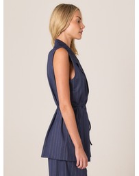 Fate + Becker - Zephyr Wrap Vest With Belt