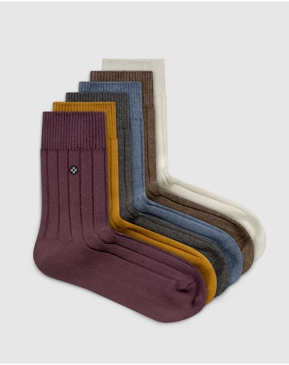 Sockdaily - Pressure 6 Pack Quarter Socks