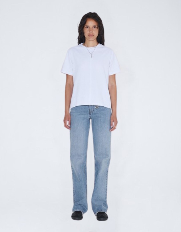 Dr Denim - Talia Tee Off White Fog