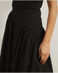 Atmos&Here - Dani One Shoulder Poplin Maxi Dress