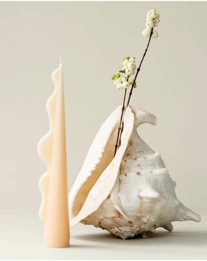 Black Blaze - Seaweed Pillar Candle