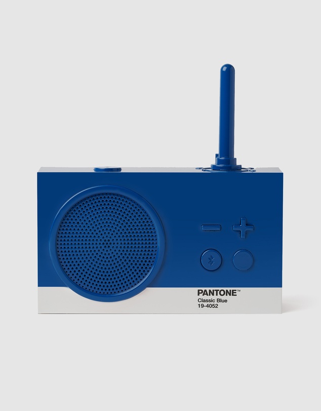 Lexon - Lexon GIFT Set PANTONE - Includes Mino+ Mini Speaker, Flip Classic Clock, Mina M Lamp, Thykho 3 Speaker - Classic Blue