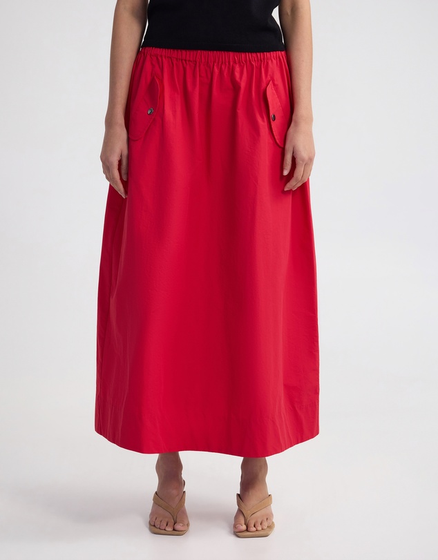 Oxford - Lana Pocket Front Maxi Skirt