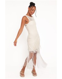 Petal & Pup - Adella Midi Dress - Natural