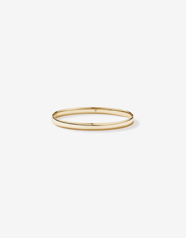 Michael Hill - Bold Oval Bangle in 18kt Gold Vermeil