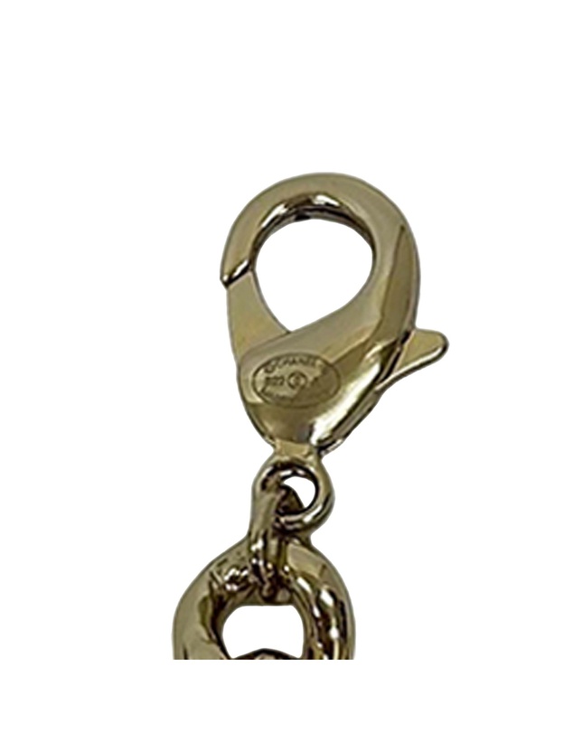 Pre-Loved by Azura Reborn - Pre-Loved CC Gold Plated Lacquered Logo Letter Charms Chain Bracelet