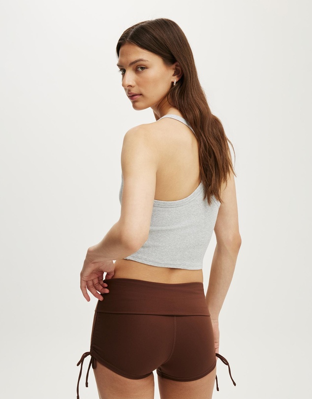 Cotton On Body Active - Ultra Soft Tie Side Roll Over Micro Short