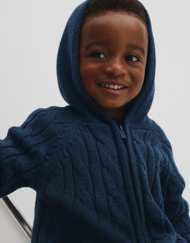 Country Road - Hooded Zip Through Cardigan