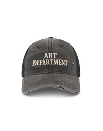 THE TALES - Destroyed Art Department Black Trucker Cap