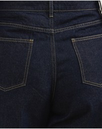 Atmos&Here Curvy - Poppy Cropped Barrel Leg Jeans