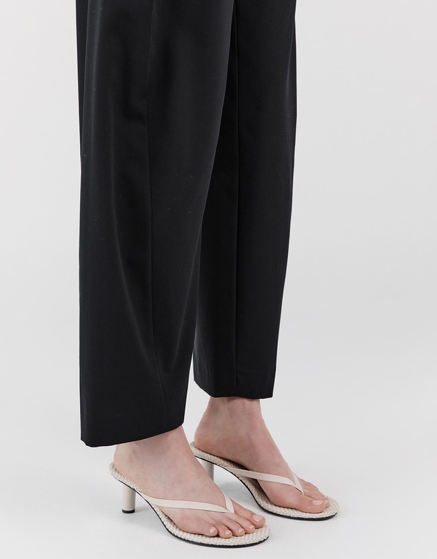 St. Agni - Woven Thong Heels