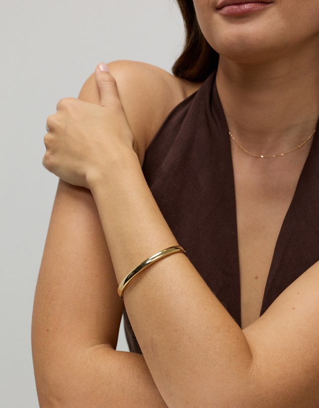 Michael Hill - Polished Hinge Bangle in 18kt Vermeil