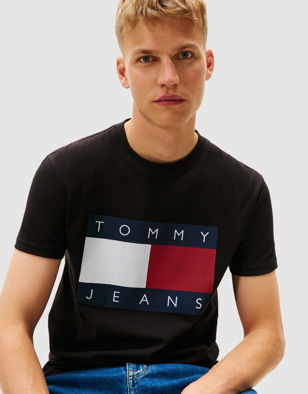 Tommy Jeans - Regular Big Flag Short Sleeve Tee
