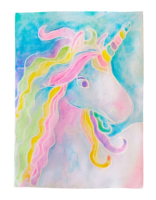 Icando - Mystical Unicorns Watercolour Art Set
