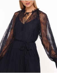 Petal & Pup - Marnelle Lace Maxi Dress - Midnight Navy