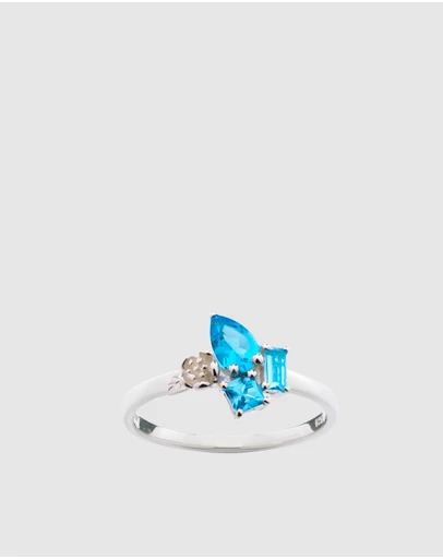 Karen Walker - Rock Garden Mini Ring with Topaz