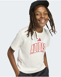 adidas Sportswear - Stadium Lettering T-Shirt - Kids-Teens