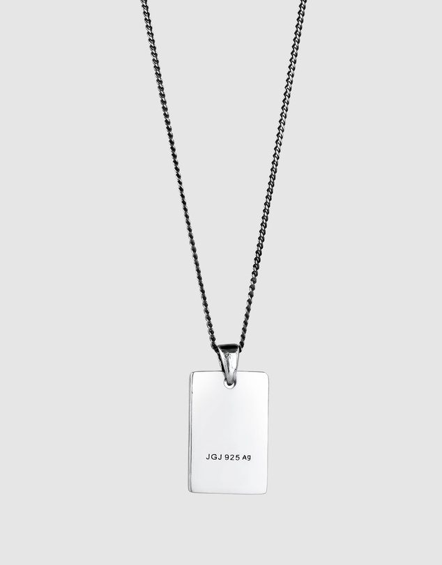 Kuzzoi - ICONIC EXCLUSIVE - Ace of Spades Card Pendant Necklace in 925 Sterling Silver