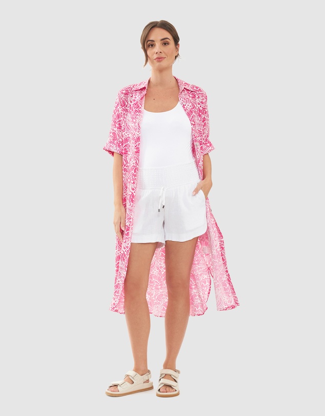 Ripe Maternity - Indi Shirred Linen Short