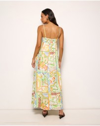 AERE - Lana Linen Maxi Dress