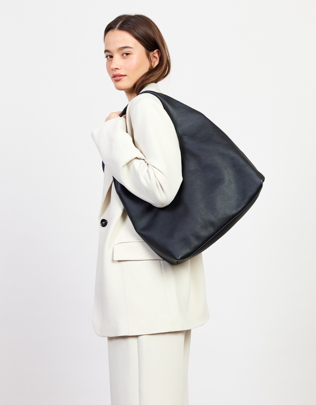 SABEN - Kip Shoulder Bag Black Lightly Milled