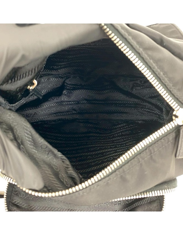 Pre-Loved by Azura Reborn - Pre-Loved Saffiano Trimmed Tessuto Shoulder Bag