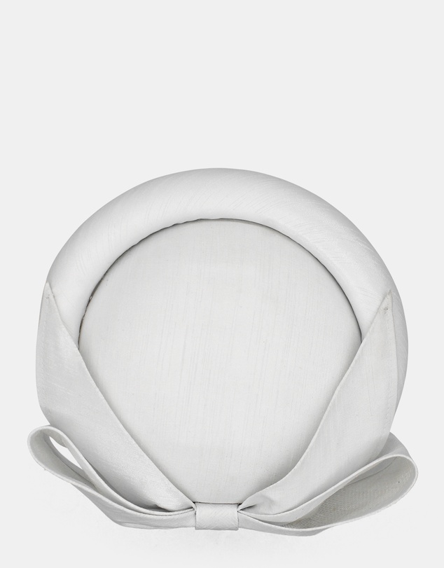 Morgan & Taylor - Samara Pillbox Hat in White